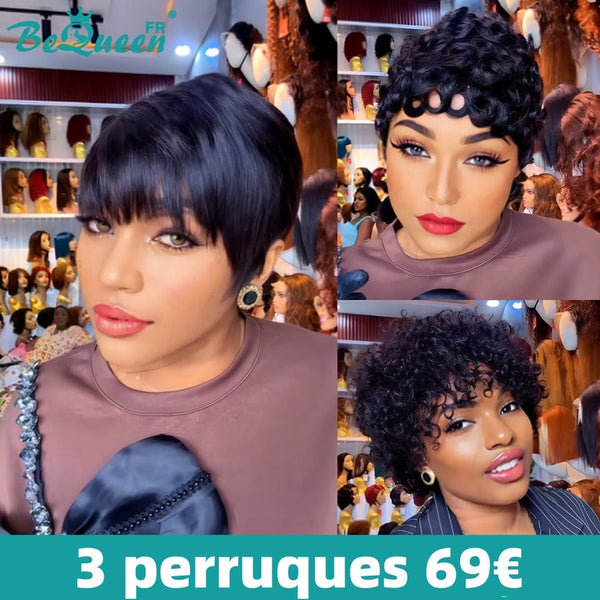 BEQUEEN 3 PERRUQUES COMBO NO.390