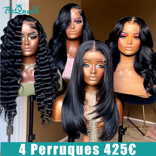 BEQUEEN 4 Perruques Combo No.149