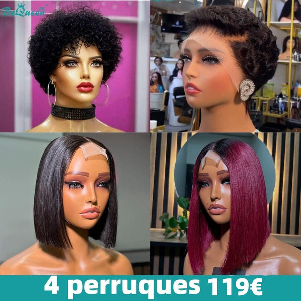 BEQUEEN 4 PERRUQUES COMBO NO.287