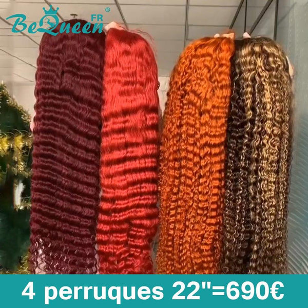 BEQUEEN 4 PEINAS POSTICOS COMBO NÚMERO 78