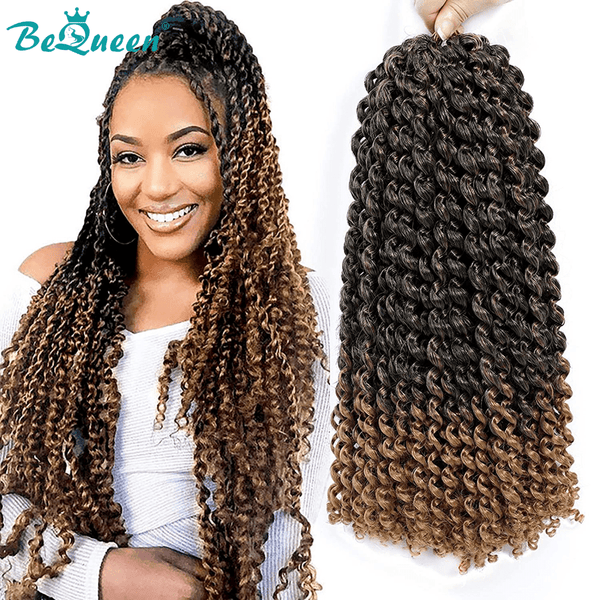Bequeen 3/6 Packs Passion Twists Honey Color 100% Synthetic Fiber Crochet Pattern