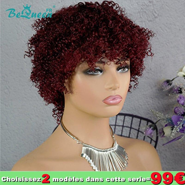BeQueen 99€ = 2 pelucas Peluca Audrey Rojo Burdeos