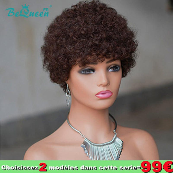 BeQueen 99€=2 perruques Perruque Viola Brun foncé