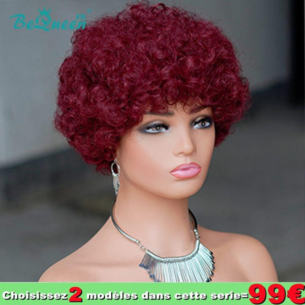 BeQueen 99€=2 perruques Perruque Viola Rouge Bordeaux