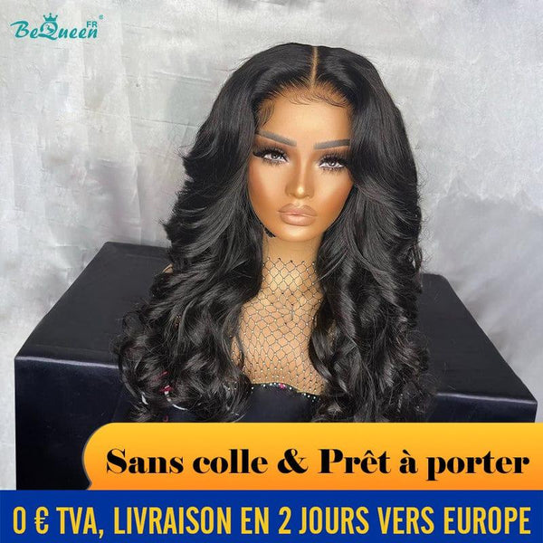BeQueen “Dania” Custom Long Body Wave Wig Ready to Wear Glueless 4X4 Raw Hair 200% Density in France