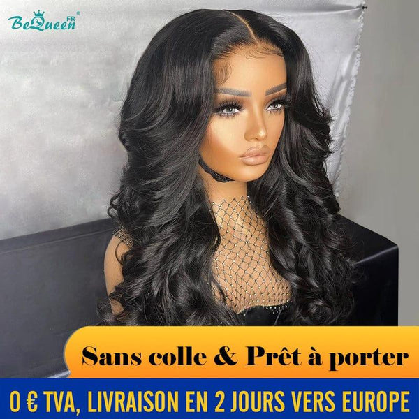 BeQueen “Dania” Custom Long Body Wave Wig Ready to Wear Glueless 4X4 Raw Hair 200% Density in France