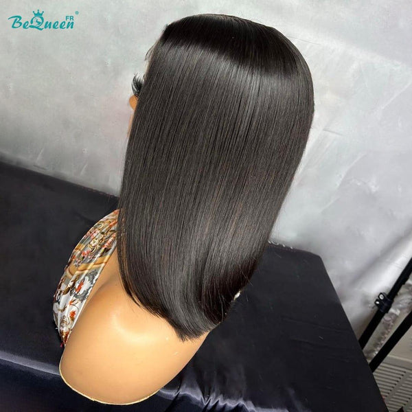 BeQueen “Sonia" Perruque Customisée Bob Lisse Prêt à porter Sans Colle 13X4 Raw Hair 200% Densité en France