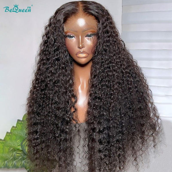 BeQueen „Alice“ lange lockige Wellenperücke mit Spitzenverschluss