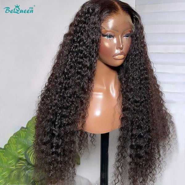 BeQueen „Alice“ lange lockige Wellenperücke mit Spitzenverschluss