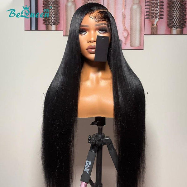 BeQueen "Mina" Perruque Customisée Longue Lisse Prêt à porter Sans Colle 13X6 Raw Hair 200% Densité