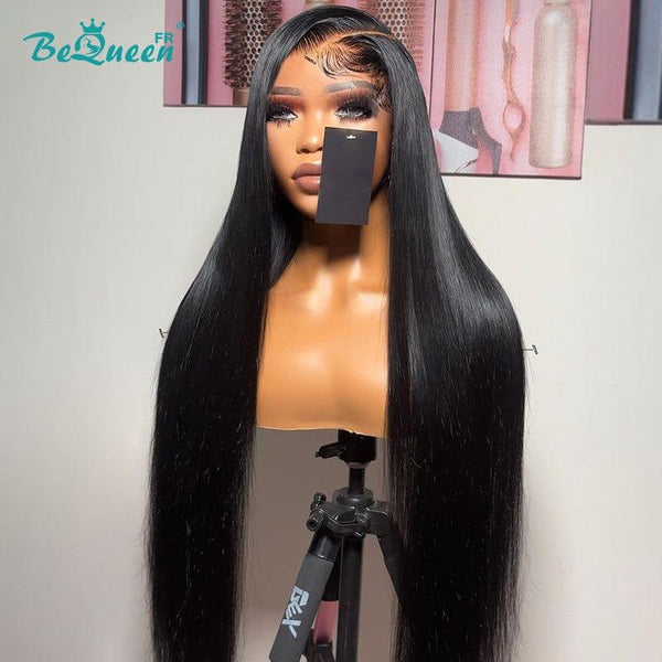 BeQueen "Mina" Perruque Customisée Longue Lisse Prêt à porter Sans Colle 13X6 Raw Hair 200% Densité