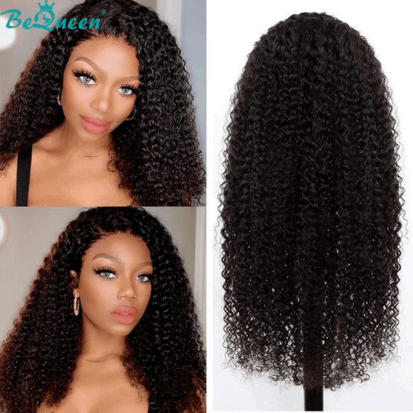 BeQueen Perruque Longue "Ellie" Closure Kinky Curly Wave