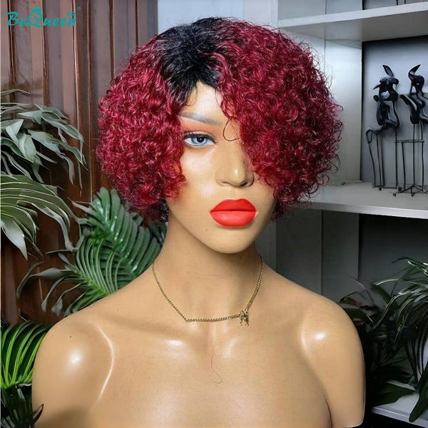 BeQueen „Edwina“ kurze Afro-Perücke mit 13 x 4 Spitzenfront