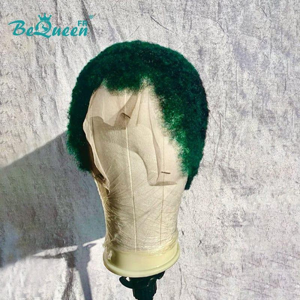 BeQueen "Edwina" Perruque court afro avec Lace Frontale 13x4