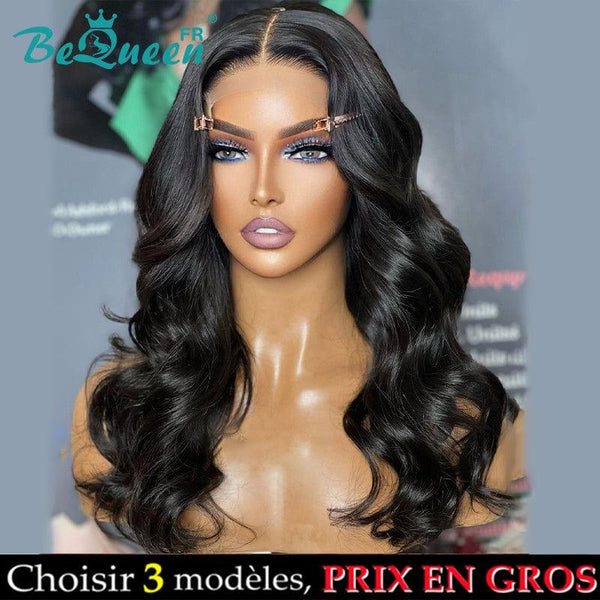 BeQueen "Dania" Perruque Longue Body Wave avec Lace HD Closure Prix En Gros