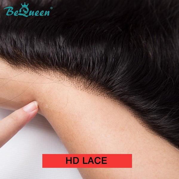 BeQueen "Dania" Peruca de Onda Longa Corpo com Renda HD Frontal