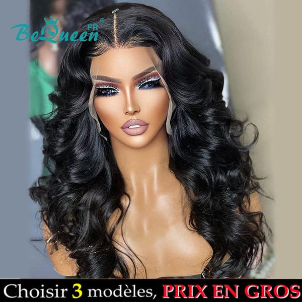 BeQueen “Dania" Perruque Longue Body Wave avec Lace HD Frontale Prix En Gros
