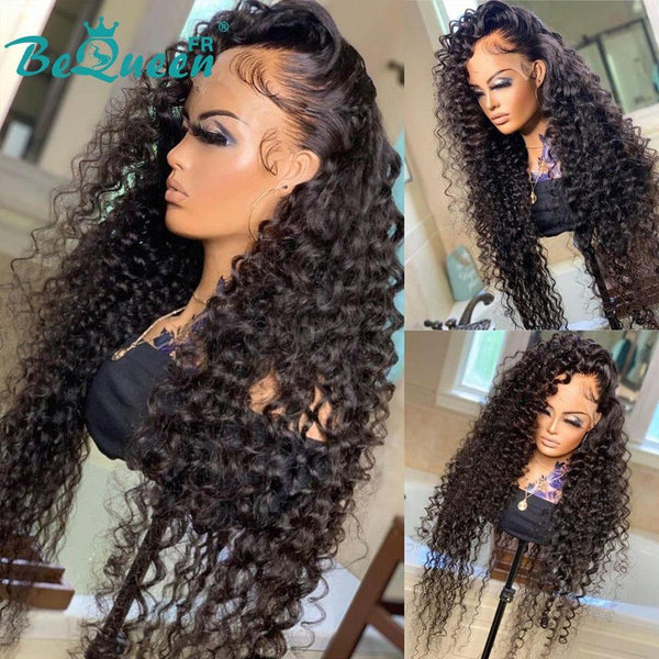BeQueen "Jessie" Perruque Longue Deep Wave avec Lace HD Frontale