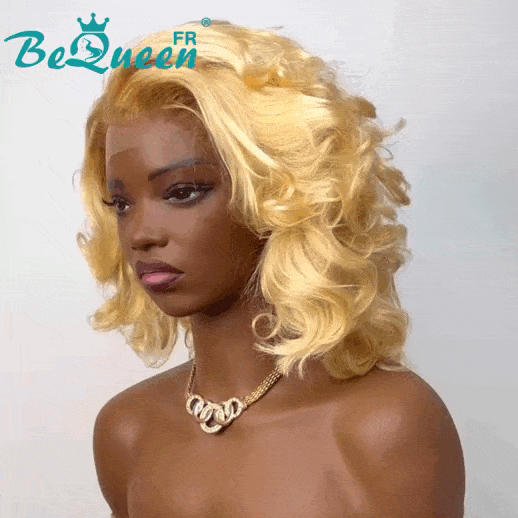 BeQueen “Kirsten” Perruque Longue Blonde avec Lace frontale 13*4