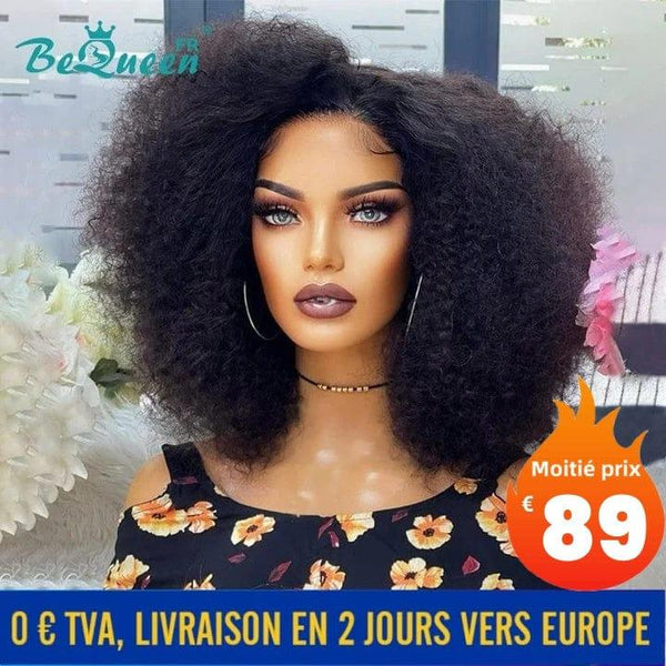 BeQueen Perruque “Addi” T part Afro Curly Wave En France