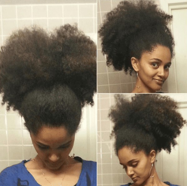 BeQueen Perruque Longue “Yolaine” frontale Frisée Afro