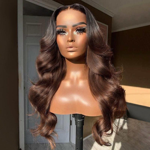 BeQueen “Claudine” Long Body Wave Wig with Lace Frontal in France