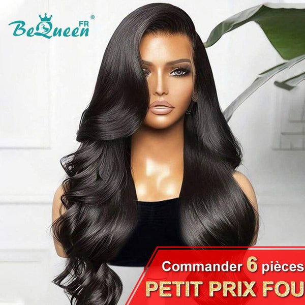 BeQueen "Dania" Peruca de Onda Longa Corpo com Franja Frontal Pequeno Prémio FOU