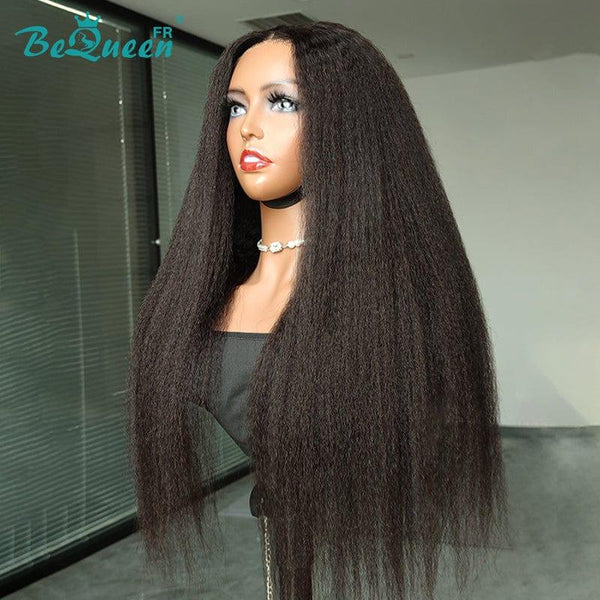 BeQueen "Iwa" Custom Wig Long Kinky Straight Ready to Wear Glueless 13X6 CRAZY Low Price