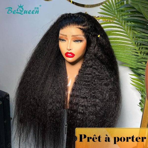 BeQueen "Iwa" Peluca Personalizada Larga Rizada Lisa Lista para Usar Sin Pegamento Precio Bajo Increíble