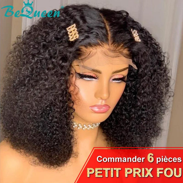 BeQueen Perruque “Pamela” en Closure Bob Petit Prix FOU