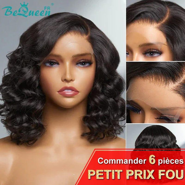 BeQueen Perruque “Vera” en Closure Bob Petit Prix FOU