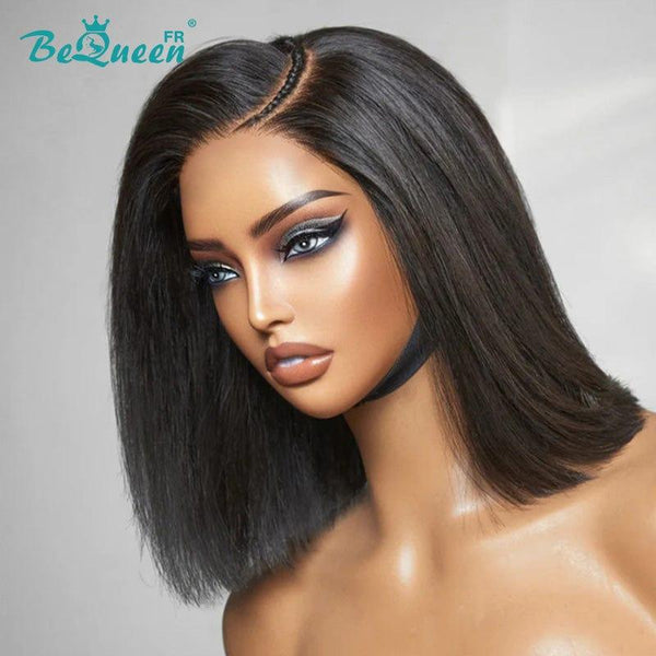 BeQueen "Sonia" Custom Bob Straight Wig Ready to Wear Glueless 13X4 with Braid CRAZY Low Price