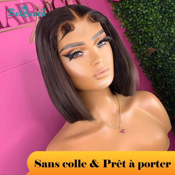 BeQueen "Sonia" Custom Bob Straight Wig Ready to Wear Glueless 4X4 CRAZY Low Price