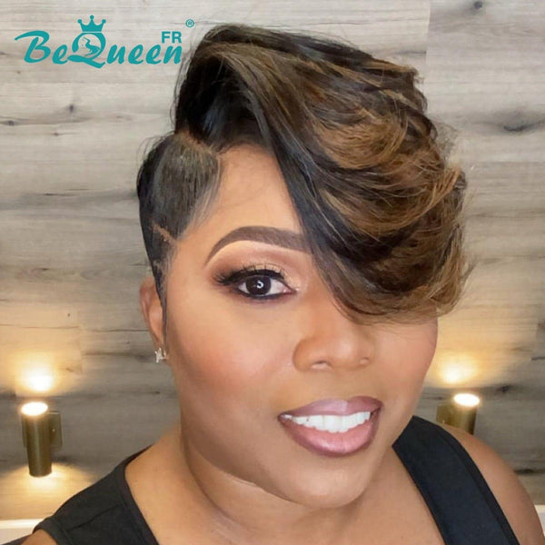 BeQueen "Jake" Short Straight Pixie Wigs
