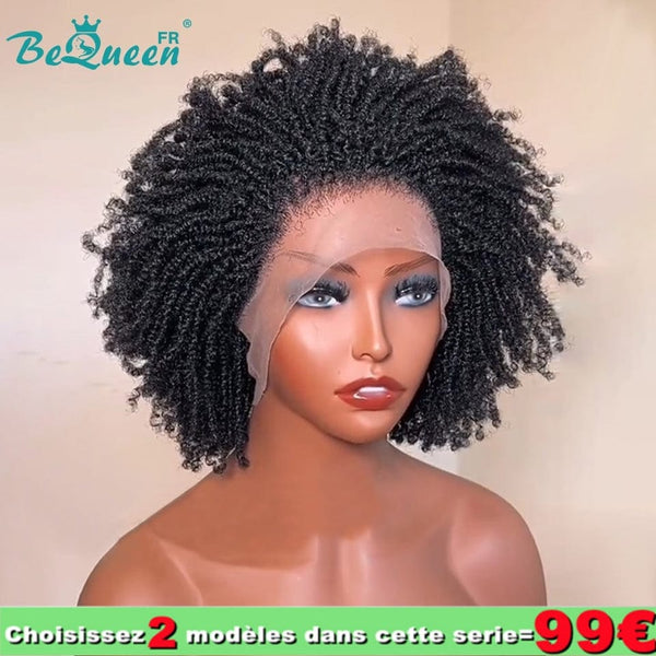 BeQueen 99€=2 pelucas Peluca "Betty" Negro mezcla Marrón