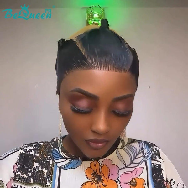BeQueen “Soniel” Perruque lisse frontale 16 pouces serre tête avec Lace frontale 13*4 style 8