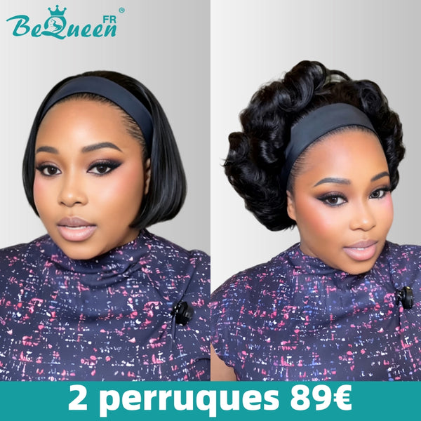 BEQUEEN 2 PERRUQUES COMBO NO.555