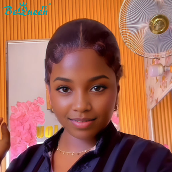 BeQueen „Florance“ volle Lace-Perücke mit Afro-Dutt