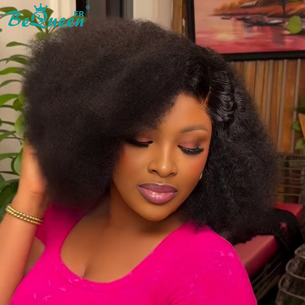 BeQueen "Josie" Perruque Onda Cacheada Castanho Misto Mel Sem cola 12 Polegadas Meio preço