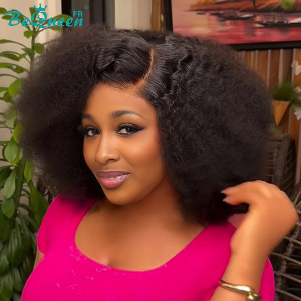 BeQueen "Josie" Perruque Onda Cacheada Castanho Misto Mel Sem cola 12 Polegadas Meio preço