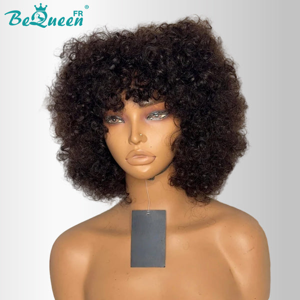 BeQueen "Addi" Perruque Bob Afro Curly Sans colle perruque naturelle style 2