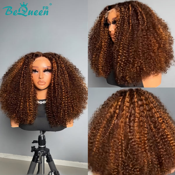 BeQueen "Eva" Perücke Lang Lockige Welle mit Lace Front 30 Zoll zum halben Preis