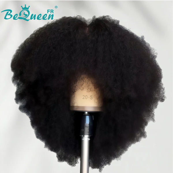 BeQueen "Yaya" Perruque Bob avec frange Afro Curly Sans colle perruque naturelle style 2