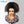 Bequeen Peruca “Pamela” Pixie encaracolada preta com lace frontal estilo 5