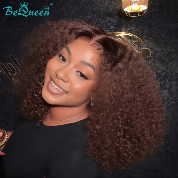 BeQueen "Pamela" Perücke Bob Lockige Welle mit Spitzenfront 13*4 Halbpreis 