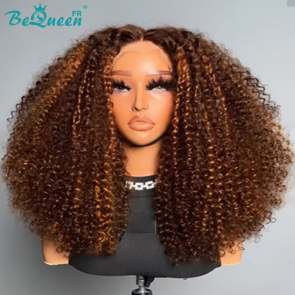 BeQueen "Eva" Perücke Lang Lockige Welle mit Lace Front 30 Zoll zum halben Preis