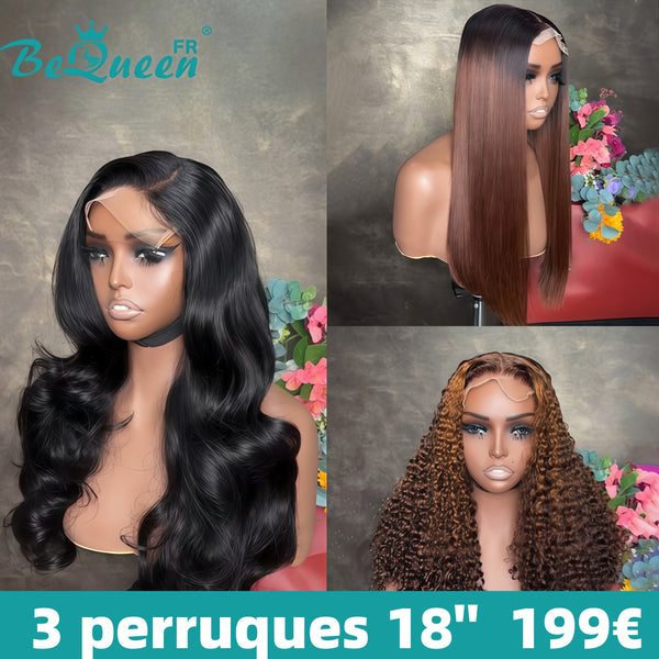 BEQUEEN 3 PERRUQUES COMBO NO.454