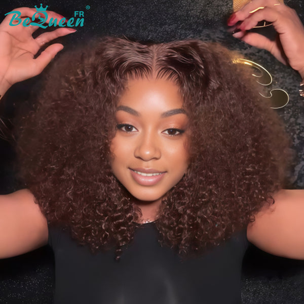 BeQueen "Pamela" Perücke Bob Lockige Welle mit Spitzenfront 13*4 Halbpreis 