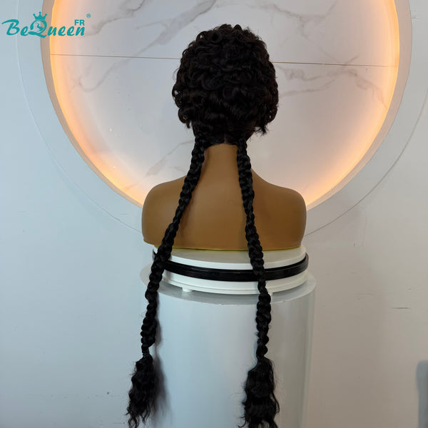 Bequeen "Chioma" Black Curly Glueless Pixie Wig – Ready to Wear