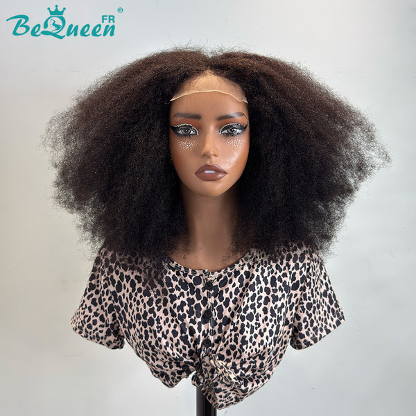 BeQueen “Iwa” Perruque Bob Afro kinky curly Wave avec Lace closure 4*4 volume 300%